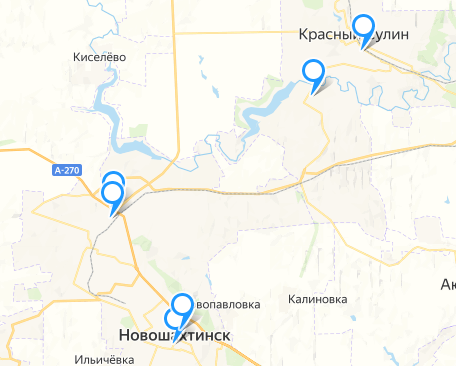 Укажите все торговые точки или пункты выдачи в случае самовывоза товара